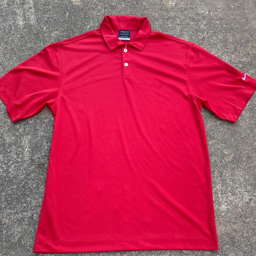 Nike Golf Dri-Fit Hot Tamales Small Polo Shirt